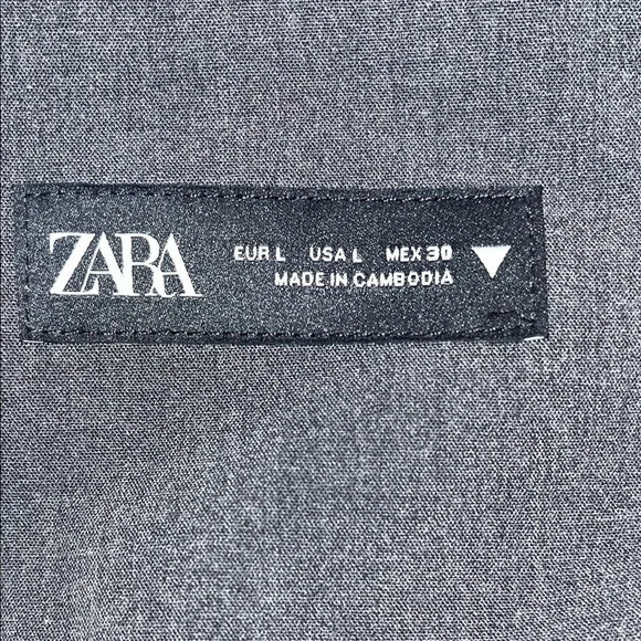 Zara size Large Gray Pleated Women's Skirt